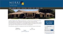 Desktop Screenshot of merkicpa.com